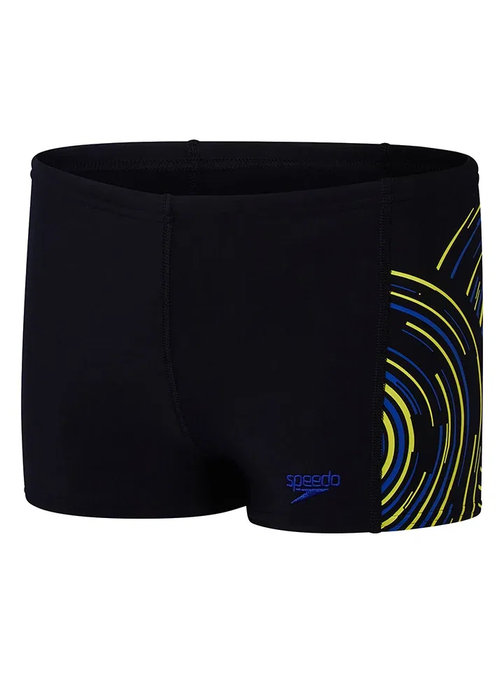 Бадэ-а-нзы, плавки мужские Speedo, черный/желтый/синий