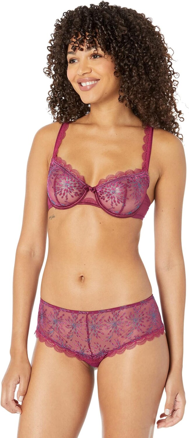 

Бюстгальтер Simone Perele Singuliere Demi, цвет Syrah