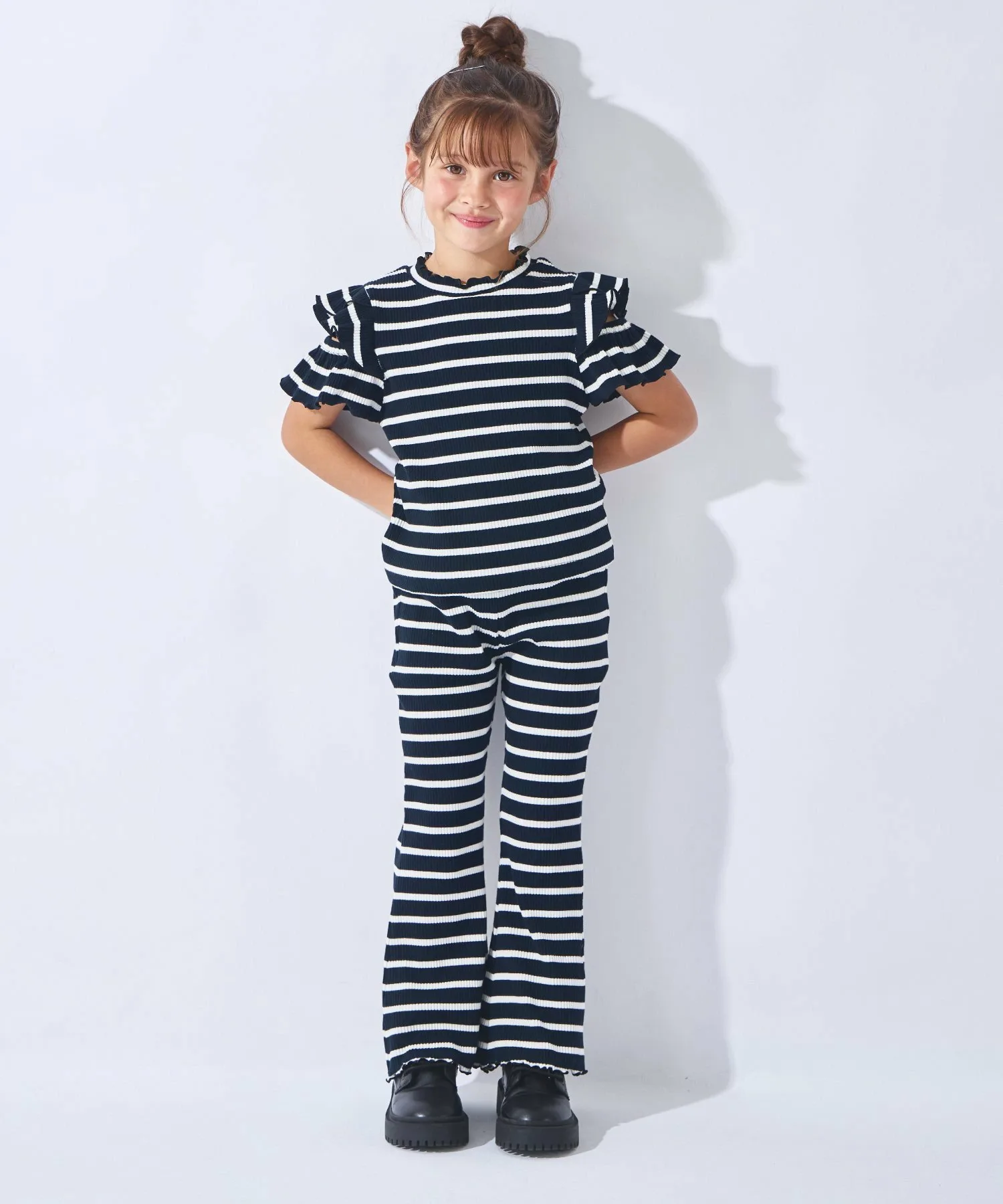 Топы с открытыми плечами Ever Closet, Navy stripes — фото 4
