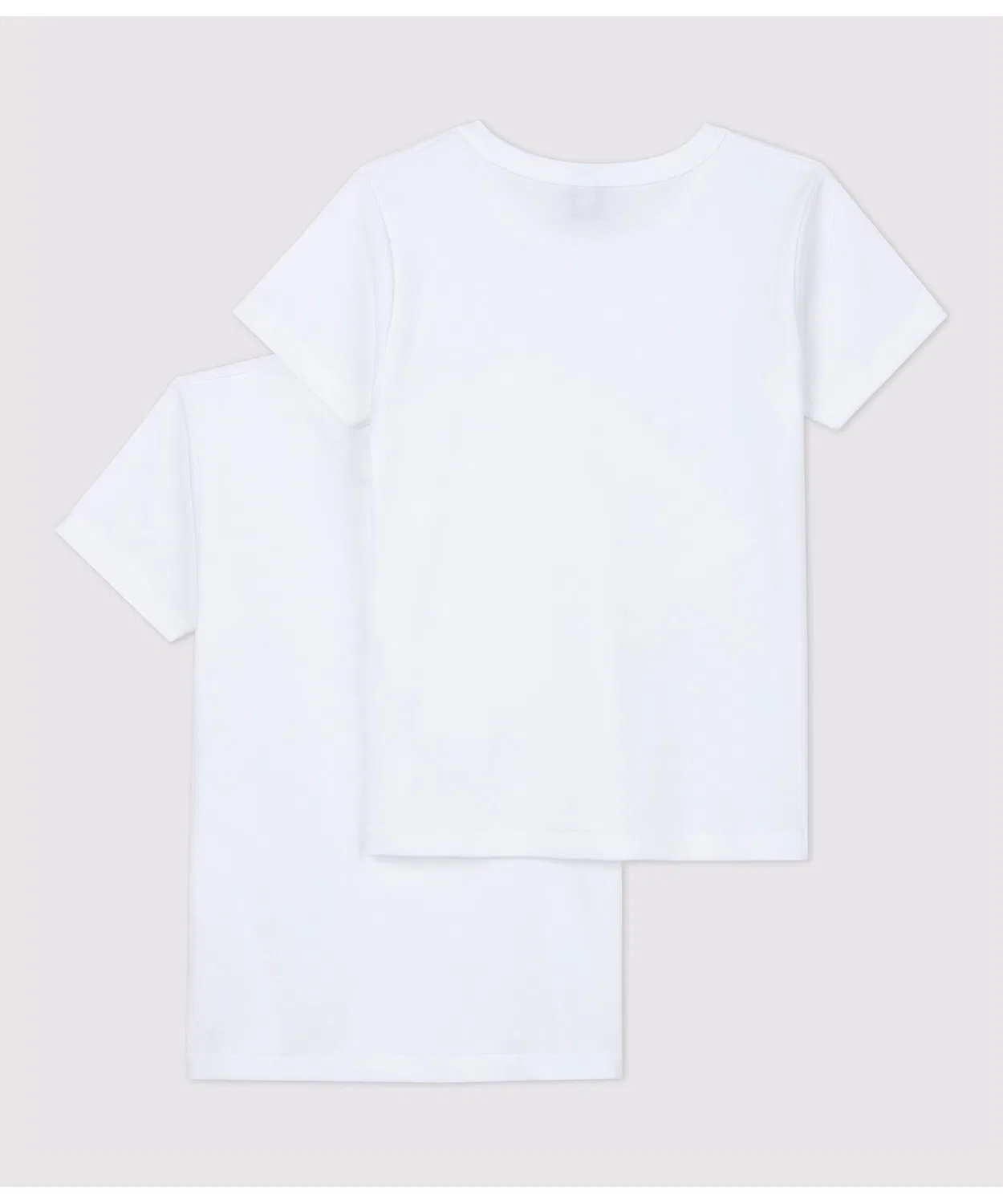Футболка с коротким рукавом Petit Bateau 2 штуки белый — фото 2