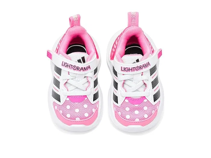 Кроссовки со светодиодами Disney Lightorama Minnie Mouse Adidas Kids, Bliss Pink/Black/Lucid Pink — фото 3