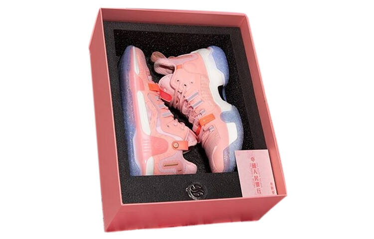 

Баскетбольные кроссовки Three-body X AG1 Pro Basketball Shoes Men Low-Top Cherry Blossom Pink 361°