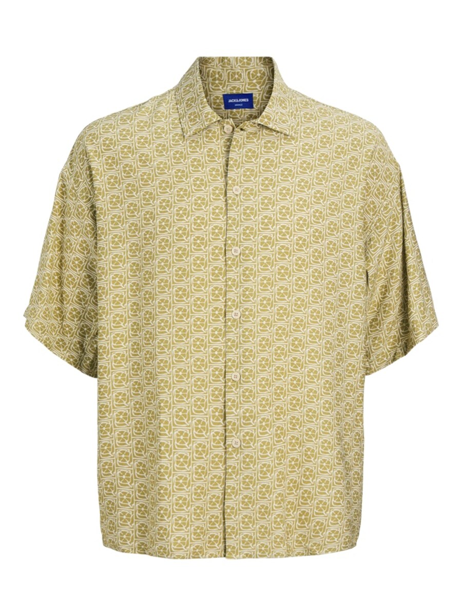 

Рубашка на пуговицах Comfort fit JACK & JONES JORMarshall Islingston, оливковый