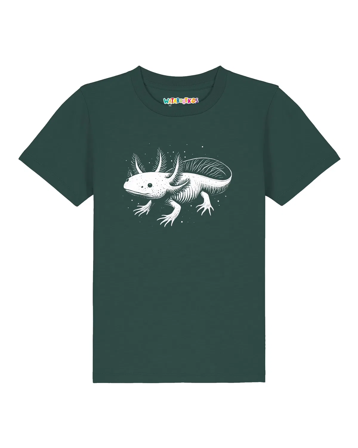 Футболка 'Axolotl' Watabout.Kids, Dark Green