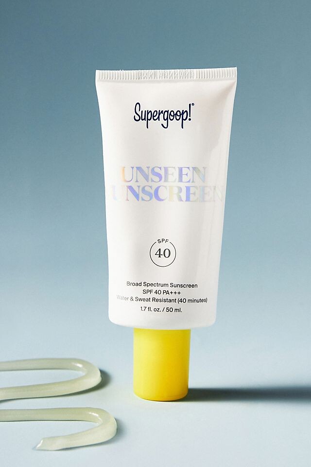 

Солнцезащитный крем Supergoop! SPF 40 Unseen Sunscreen, белый