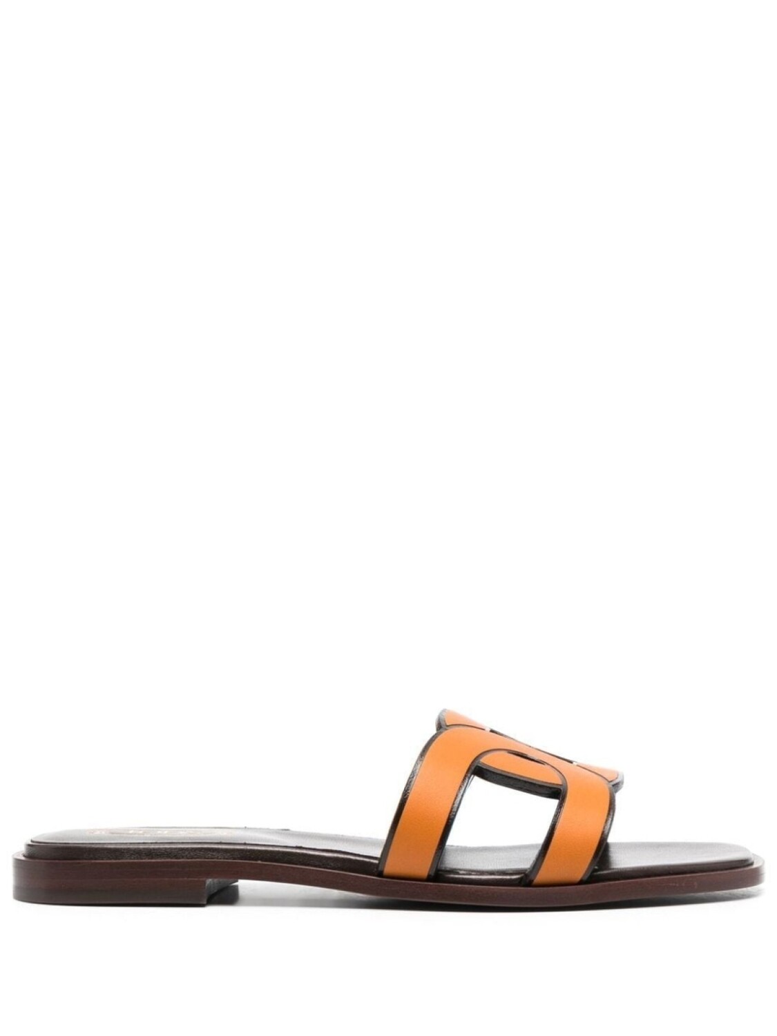 

Tod's сандалии с логотипом, оранжевый