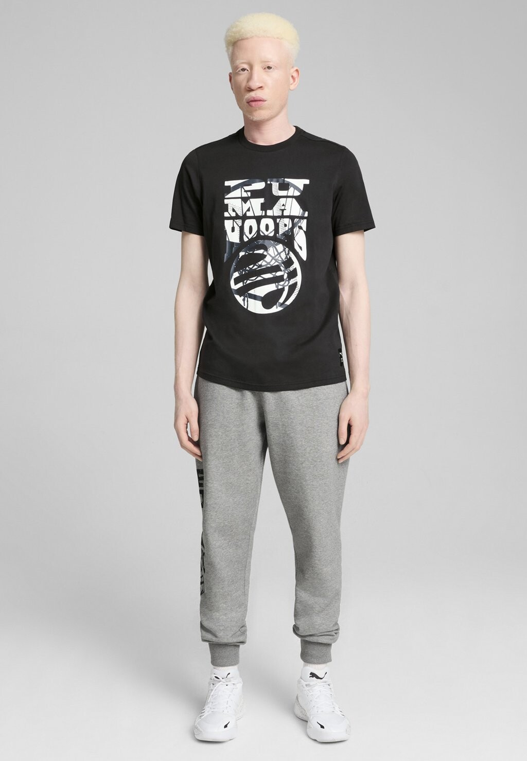 

Принт на футболке THE HOOPER BASKETBALL Puma, черный