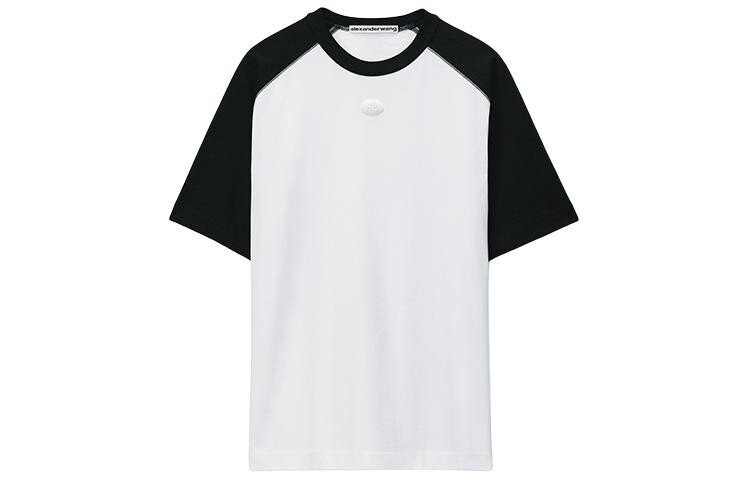 

Футболка унисекс белая/черная Alexander Wang, белый/черный