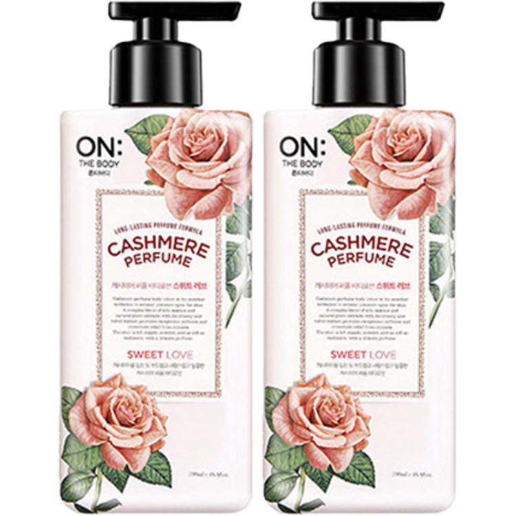 

Увлажняющий крем для тела Romantic Encounter с ароматом парфюма, 400 мл/400 мл*4 Onthebody, sweet love 400ml*2