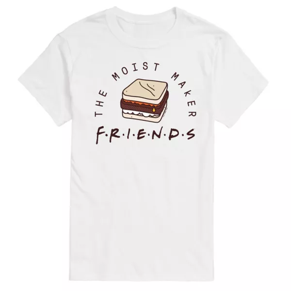 

Футболка с принтом ко Дню благодарения от Men's Friends Licensed Character, белый