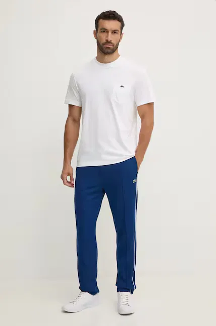 Футболка хлопковая Lacoste, белый — фото 2