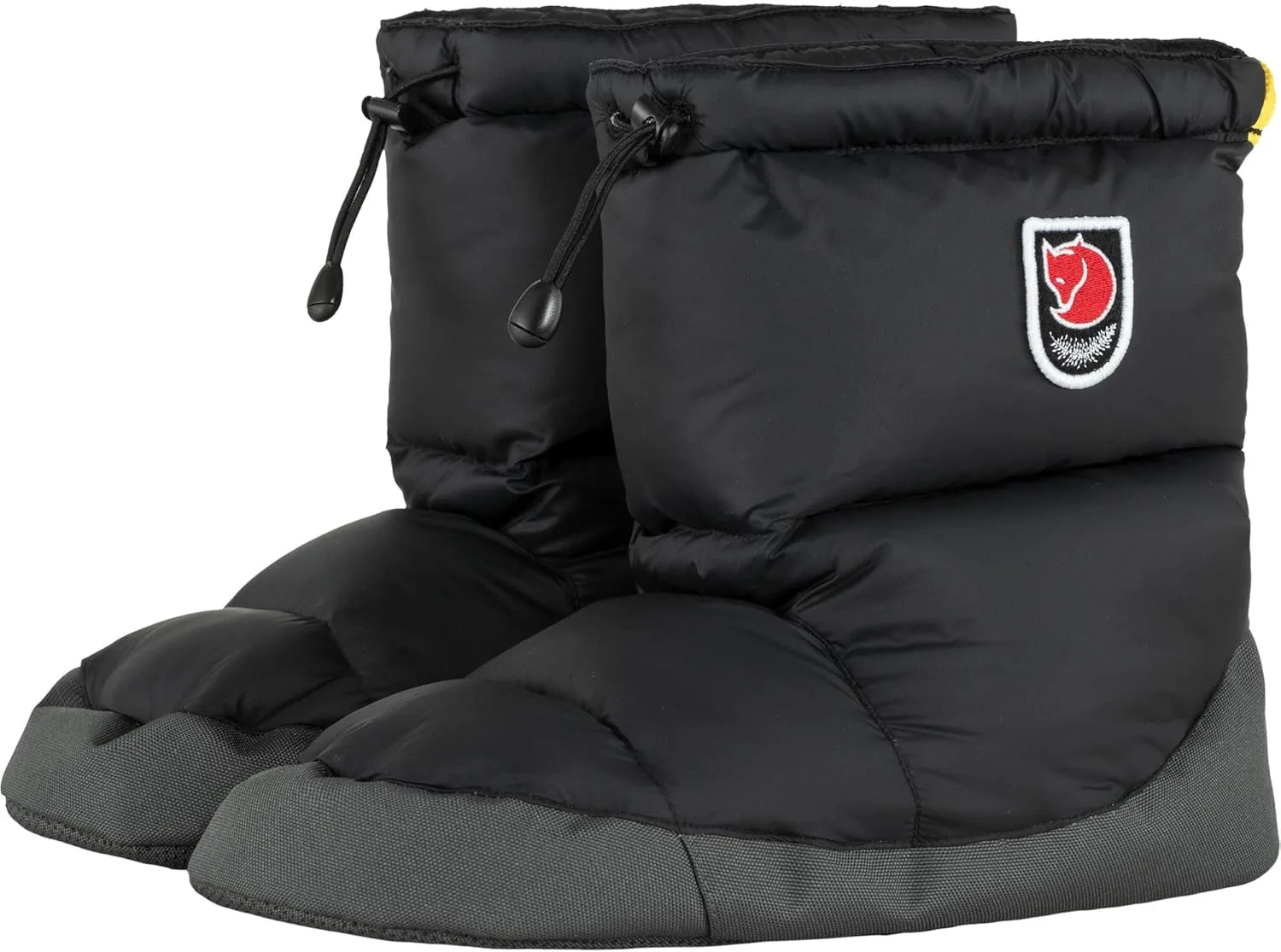 Леггинсы Fjallraven и теплые ботинки унисекс идеально подходят для использования в палатке или дома, удобны для переноски. Чехлы для обуви, черный — фото 4