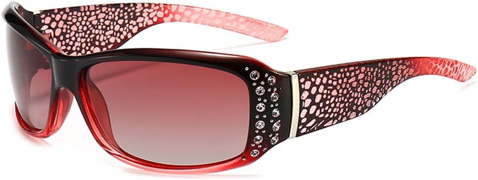 

Женские поляризованные солнцезащитные очки, женские очки для вождения и вечеринок, модные женские блестящие солнцезащитные очки для женщин с защитой от УФ-излучения UV400 Generic, Calret