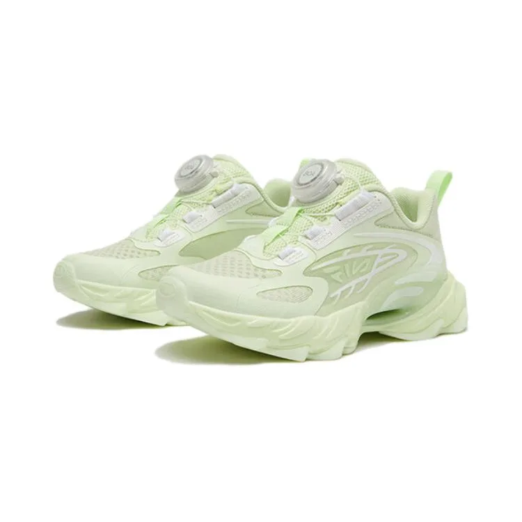 FILA KIDS Детские повседневные кроссовки Slip Resistant Abrasion Resistant Green White для детей 3-7 лет — фото 3