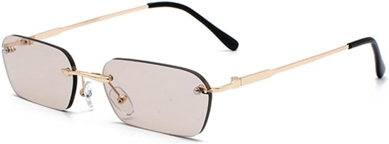 

Солнцезащитные очки UV400 с защитой от УФ-излучения — без оправы, яркие цвета, для женщин и мужчин, для бега и занятий спортом на открытом воздухе generic, C4 Gold-brown