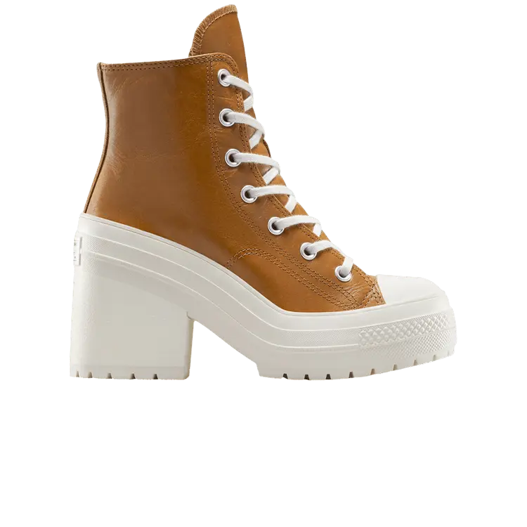 

Кроссовки Converse Wmns Chuck 70 De Luxe Heel High Cognac, коричневый