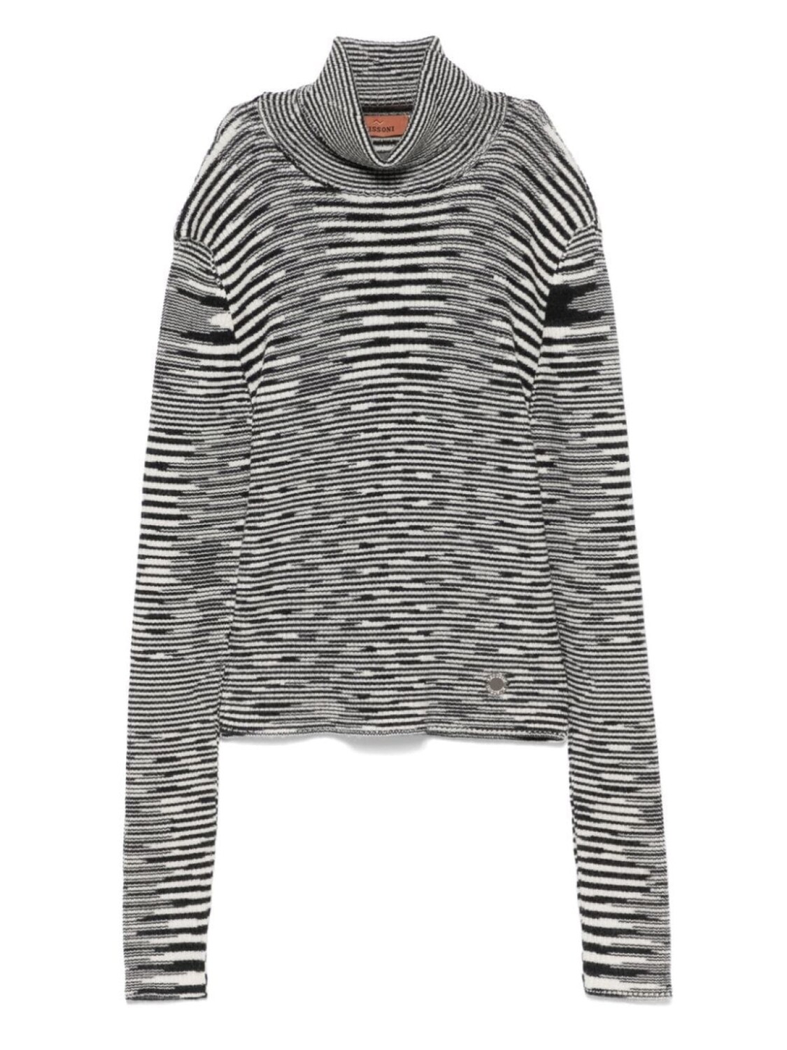 

Полосатый свитер Missoni Kids, черный