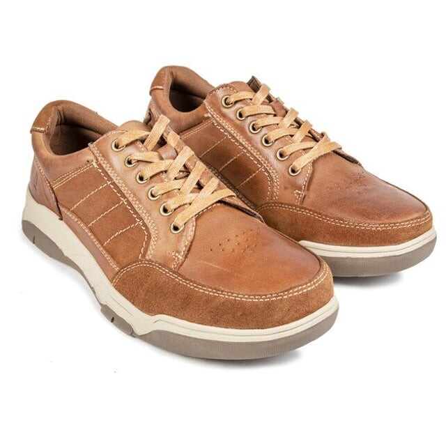 Finley мужчины из пены с эффектом памяти Hush Puppies, коричневый — фото 2