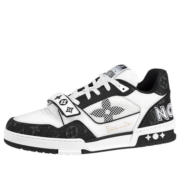 

Кроссовки lv trainer 'white black velcro' Louis Vuitton, белый