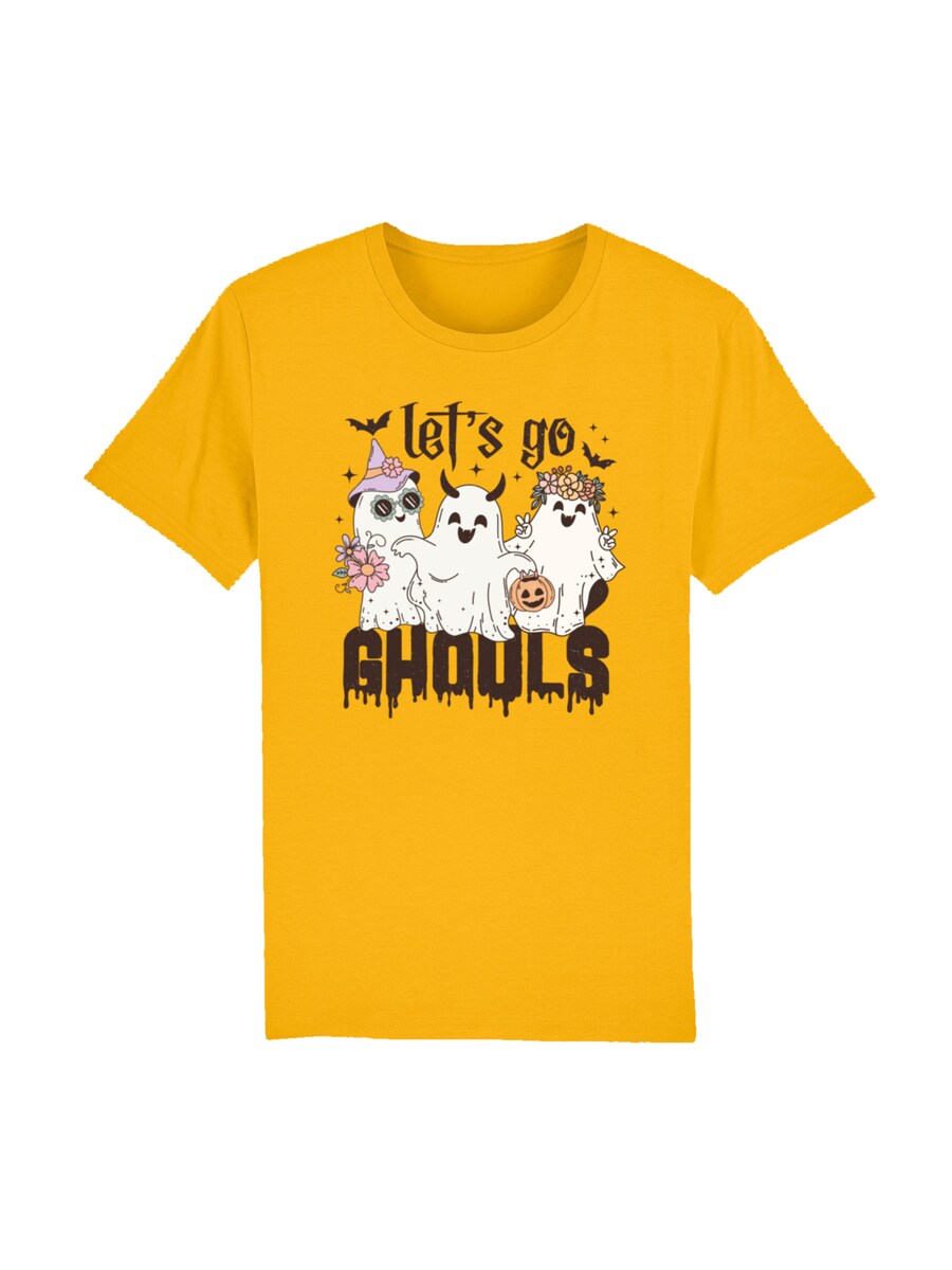 

Футболка F4NT4STIC Shirt Retro Halloween Let s go ghouls, желтый