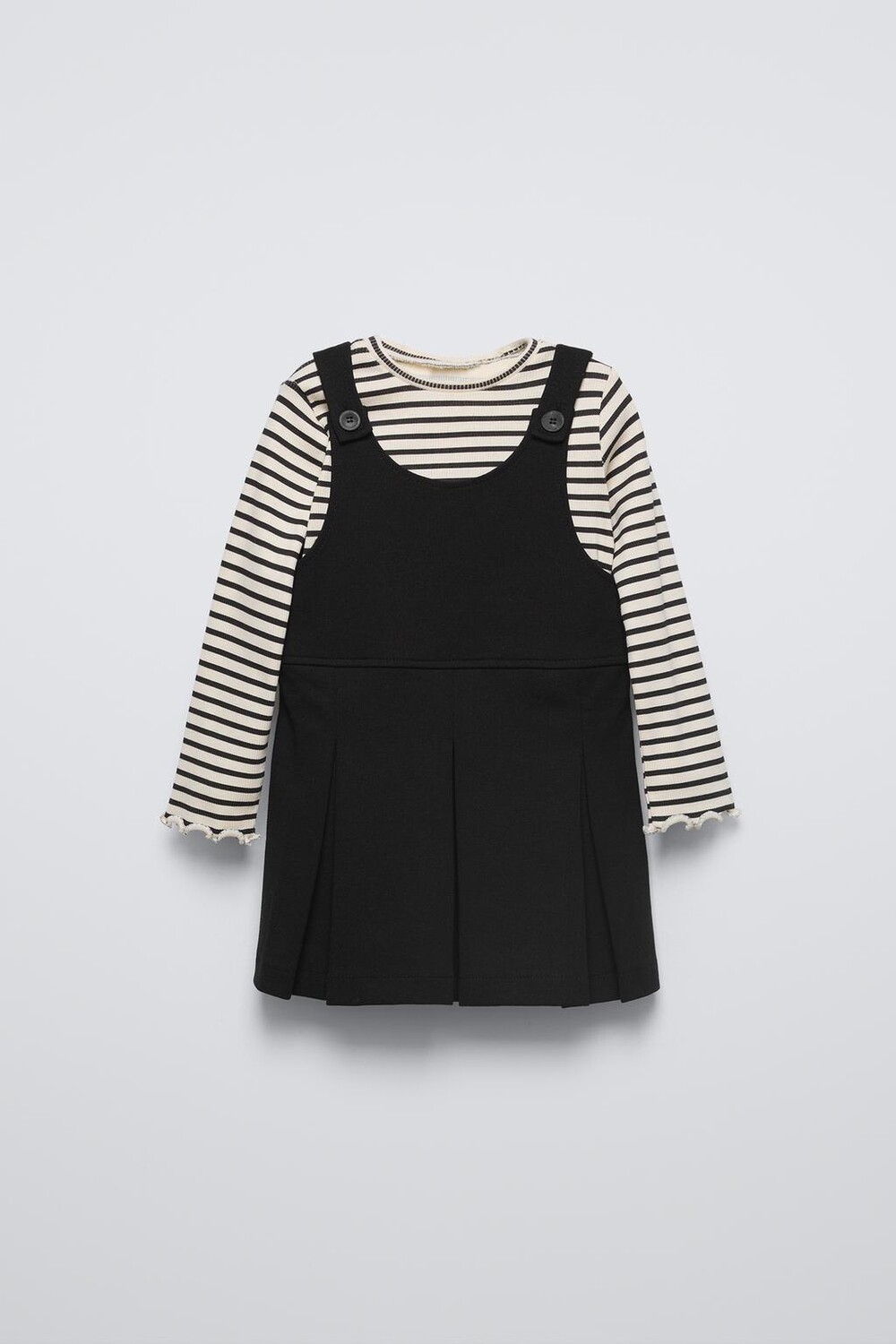 

Текстурное платье ZARA, черный