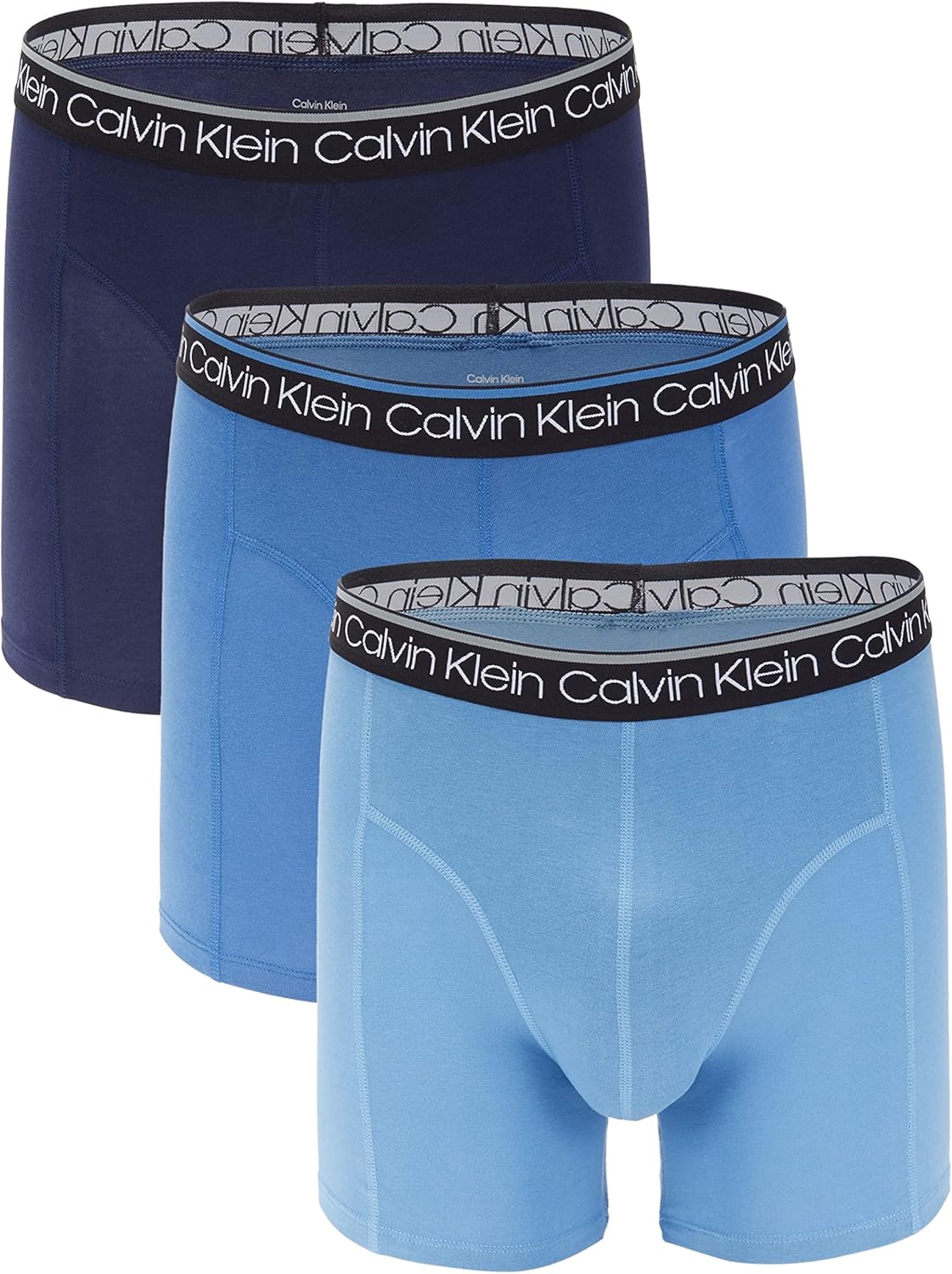 

Мужские боксеры Calvin Klein из хлопка и стретч-боксеров, 3 пары, Blue(Np2422-920)/O_B