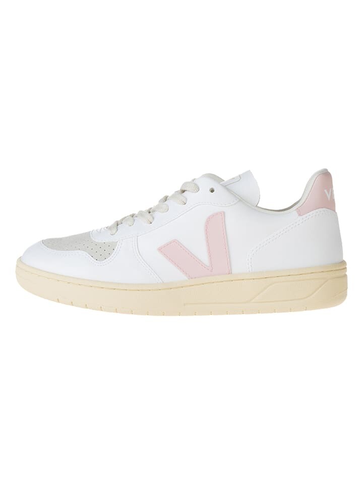 

Кроссовки на шнуровке Veja, цвет weiß/rosa
