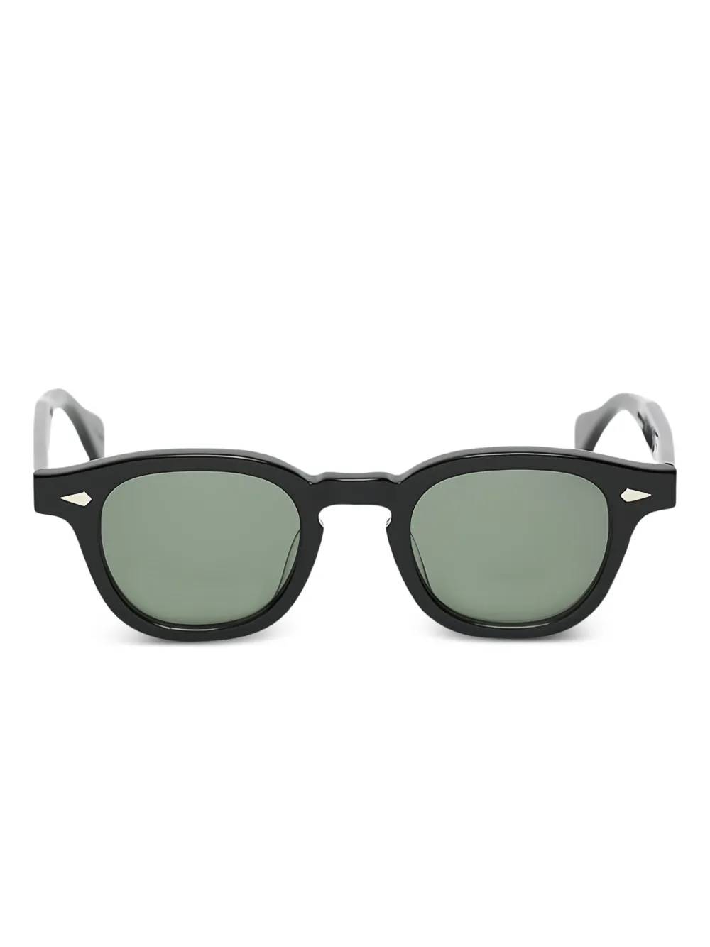 

Солнцезащитные очки в круглой оправе Julius Tart Optical, черный