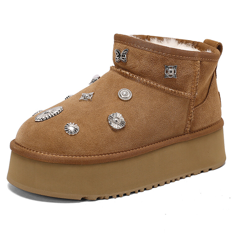 

Зимние ботинки женские Rongcheng Shoe King, цвет Chestnut