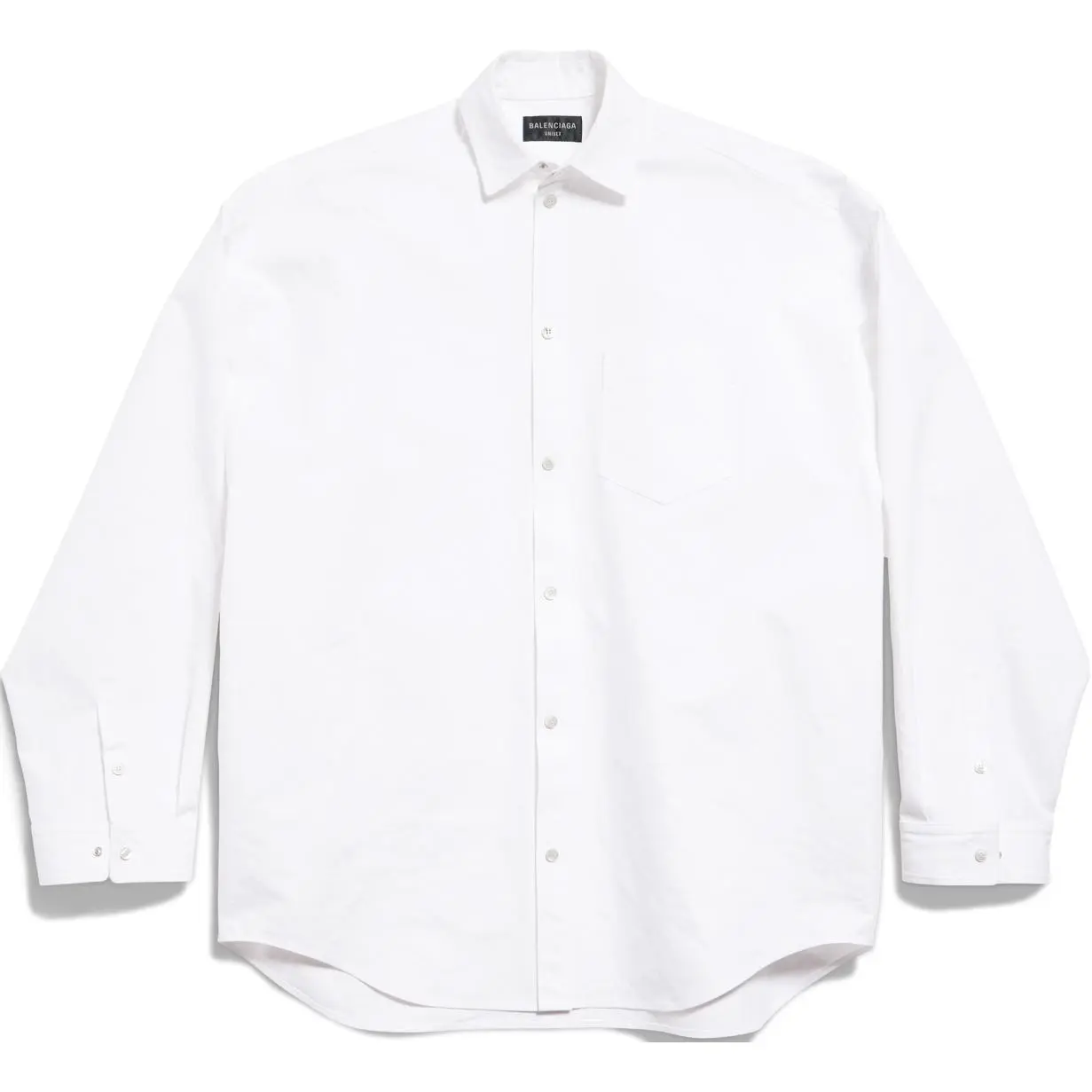 

Рубашка унисекс белая Balenciaga, белый