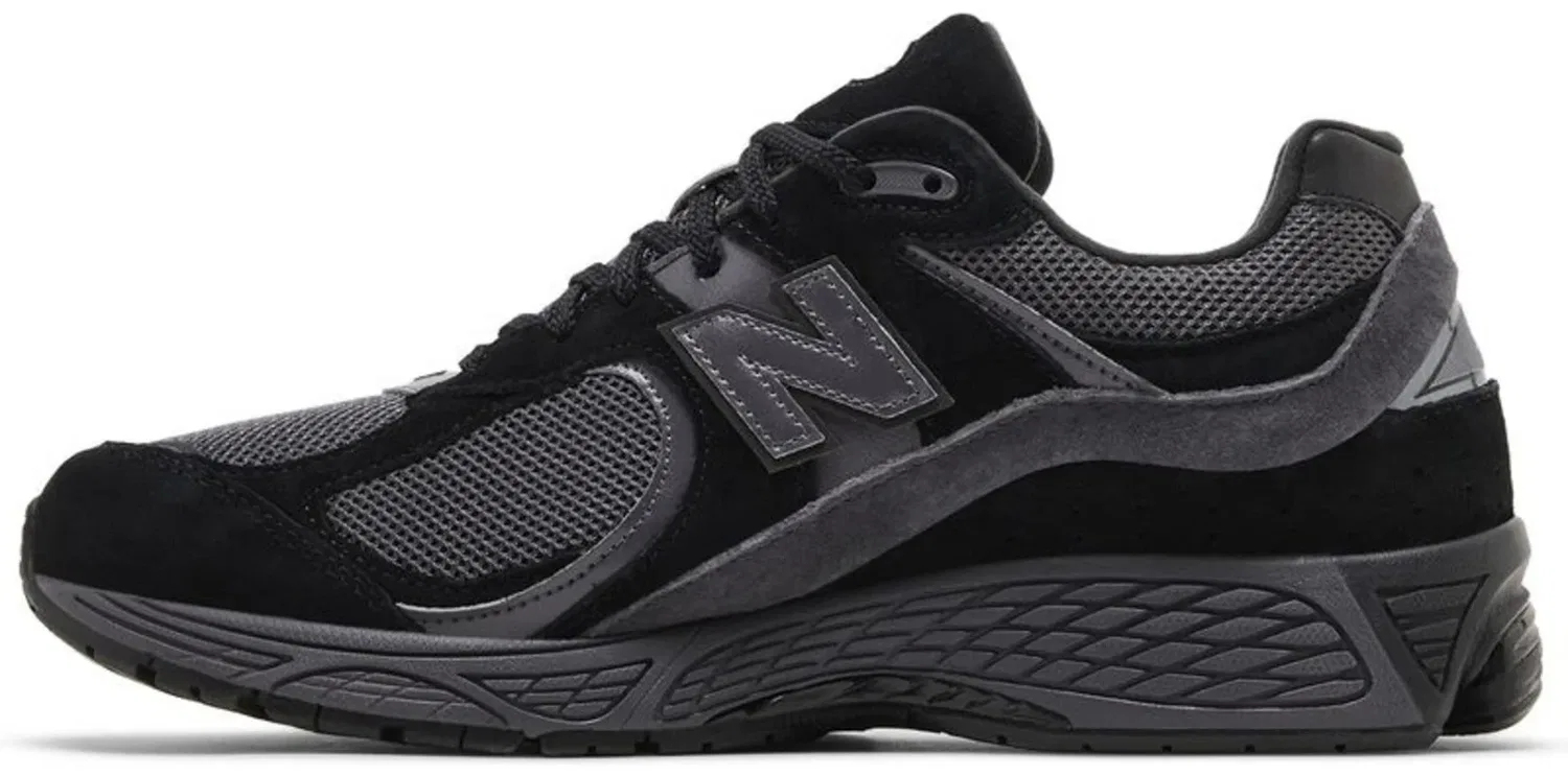 New Balance 2002R Black Dark Grey — фото 2