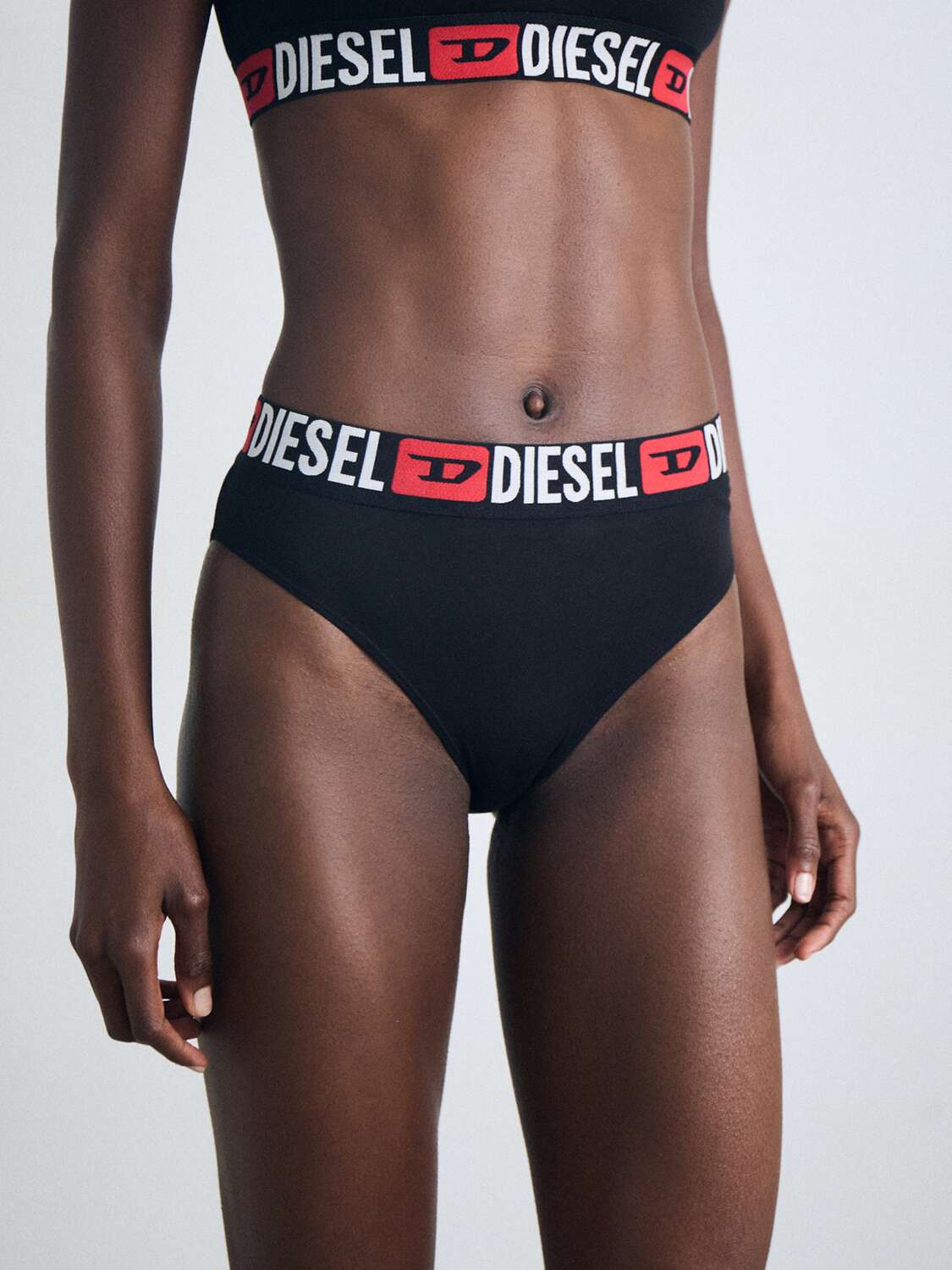 DIESEL Трусики в цветах Red, Black, White — фото 2