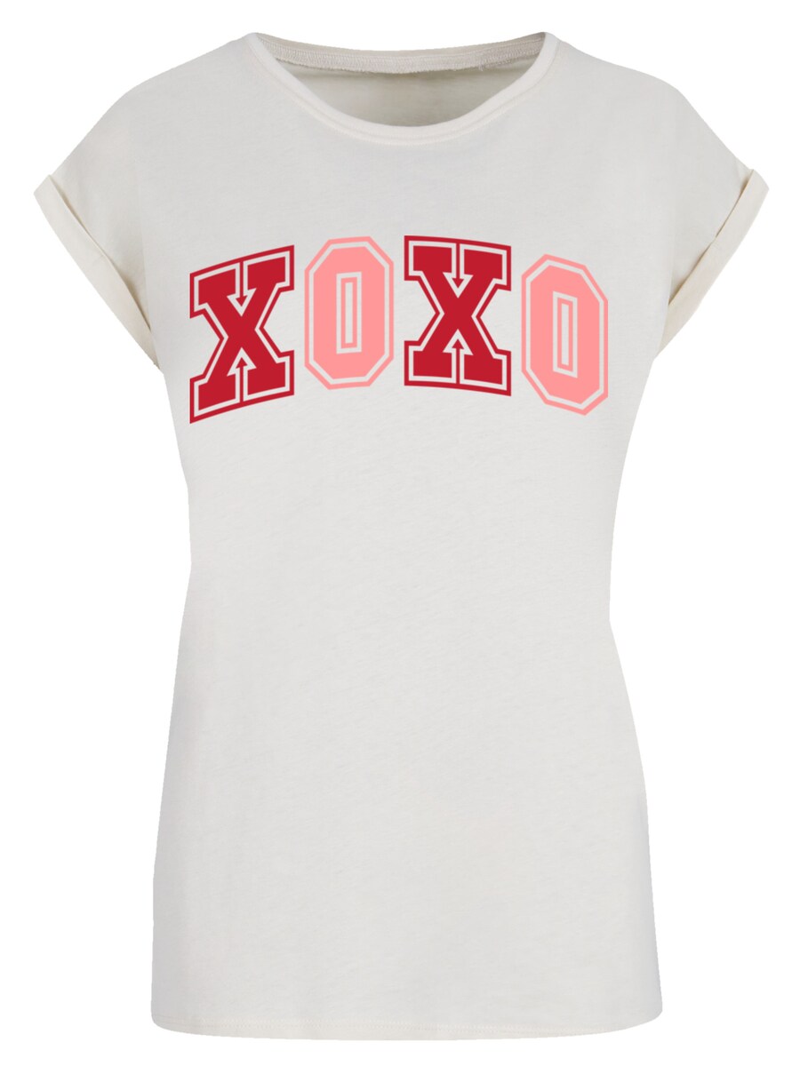 

Рубашка F4NT4STIC Xoxo Varsity College Style Valentinstag, песочный
