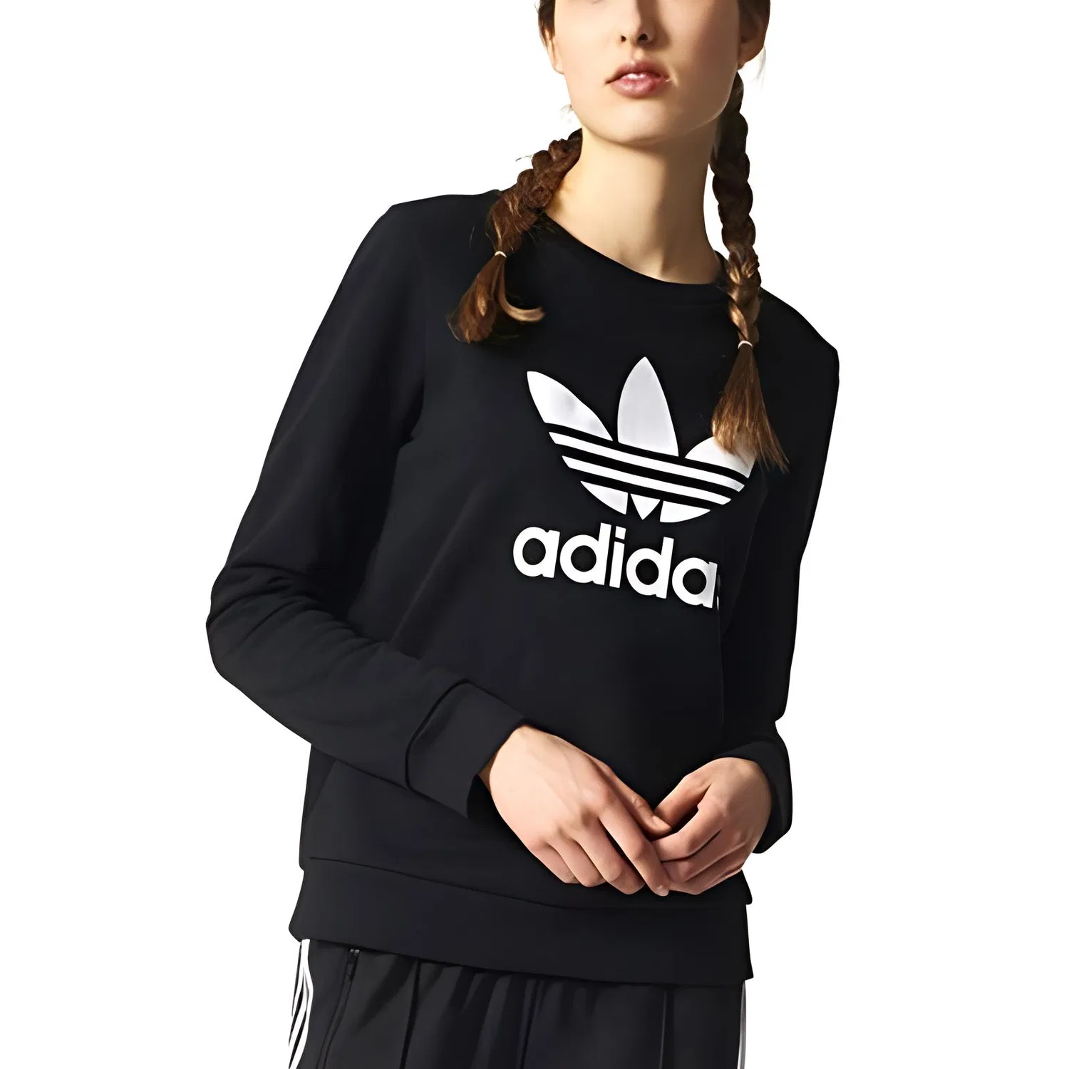 Футболка женская Adidas Originals Black White — фото 4