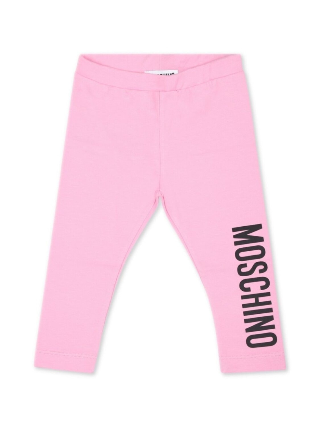 

Moschino Kids леггинсы с логотипом и эластичной талией, розовый