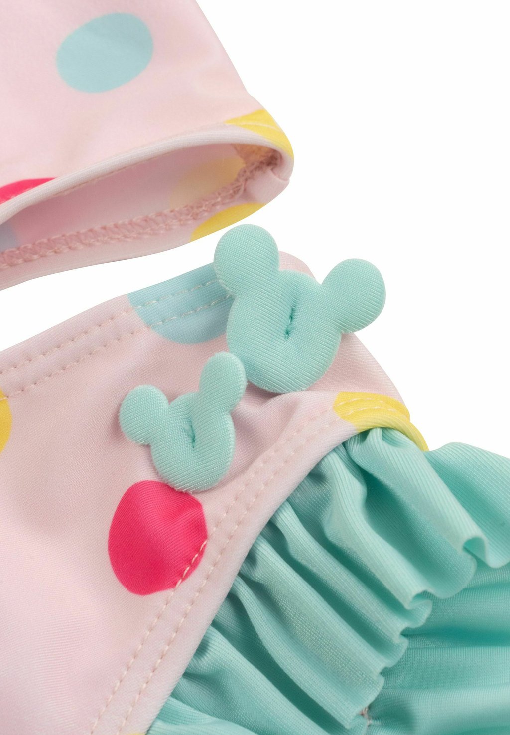 Бикини DISNEY MINNIE MOUSE TANKINI BADEANZUG MIT RÜSCHEN ZWEITEILER SCHWIMMANZUG, цвет Rosa Türkis — фото 4