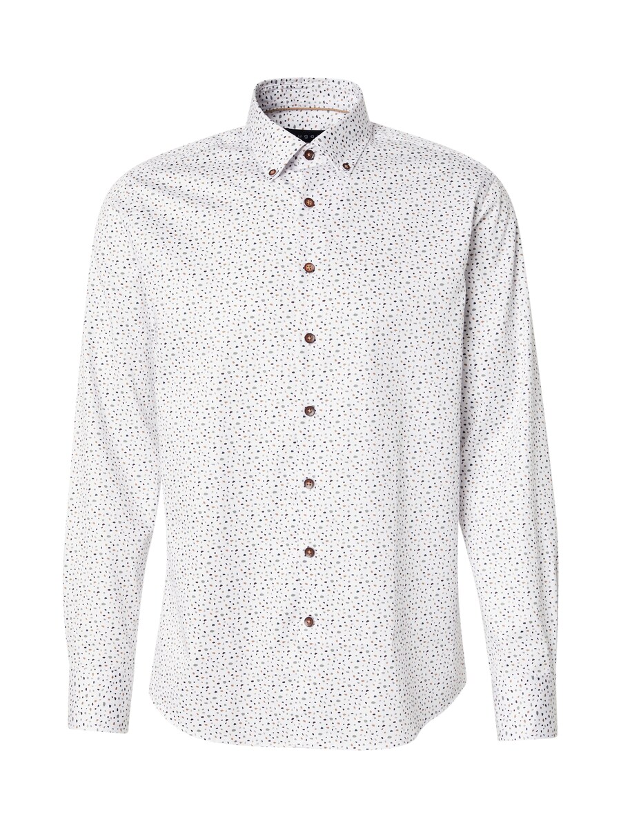 

Рубашка на пуговицах классического кроя bugatti, Grass green