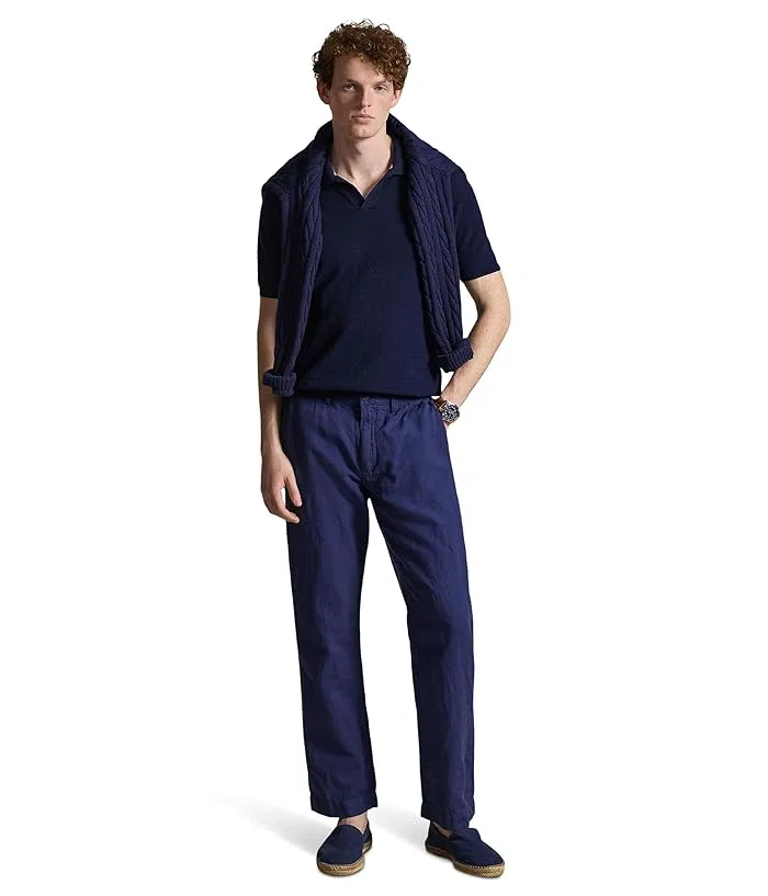 Брюки Bedford Classic Fit Polo Ralph Lauren, New Classic Navy — фото 2