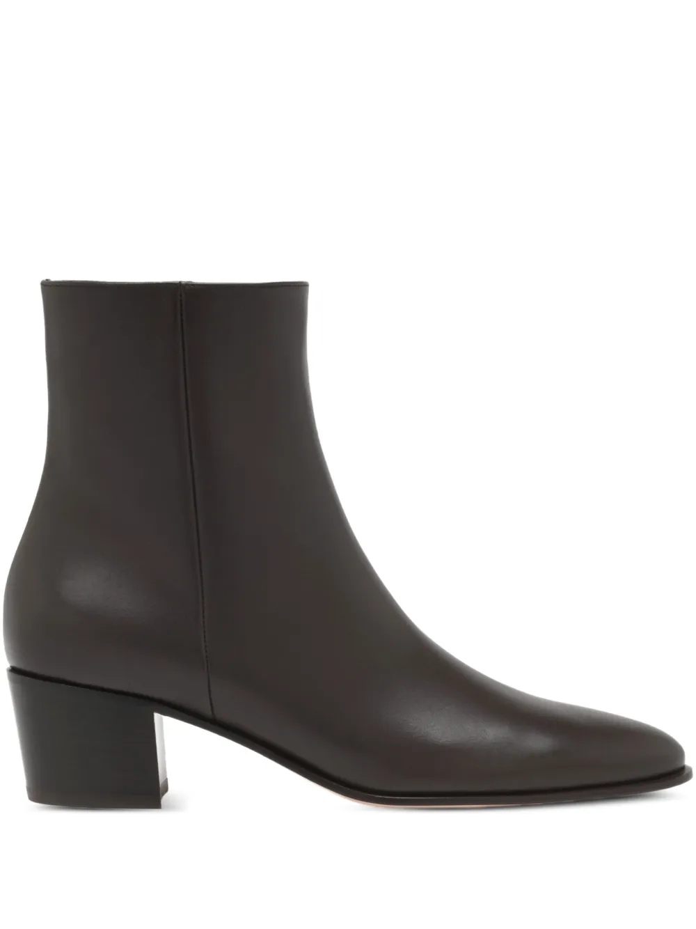 Ботинки с молниями Gianvito Rossi, коричневый