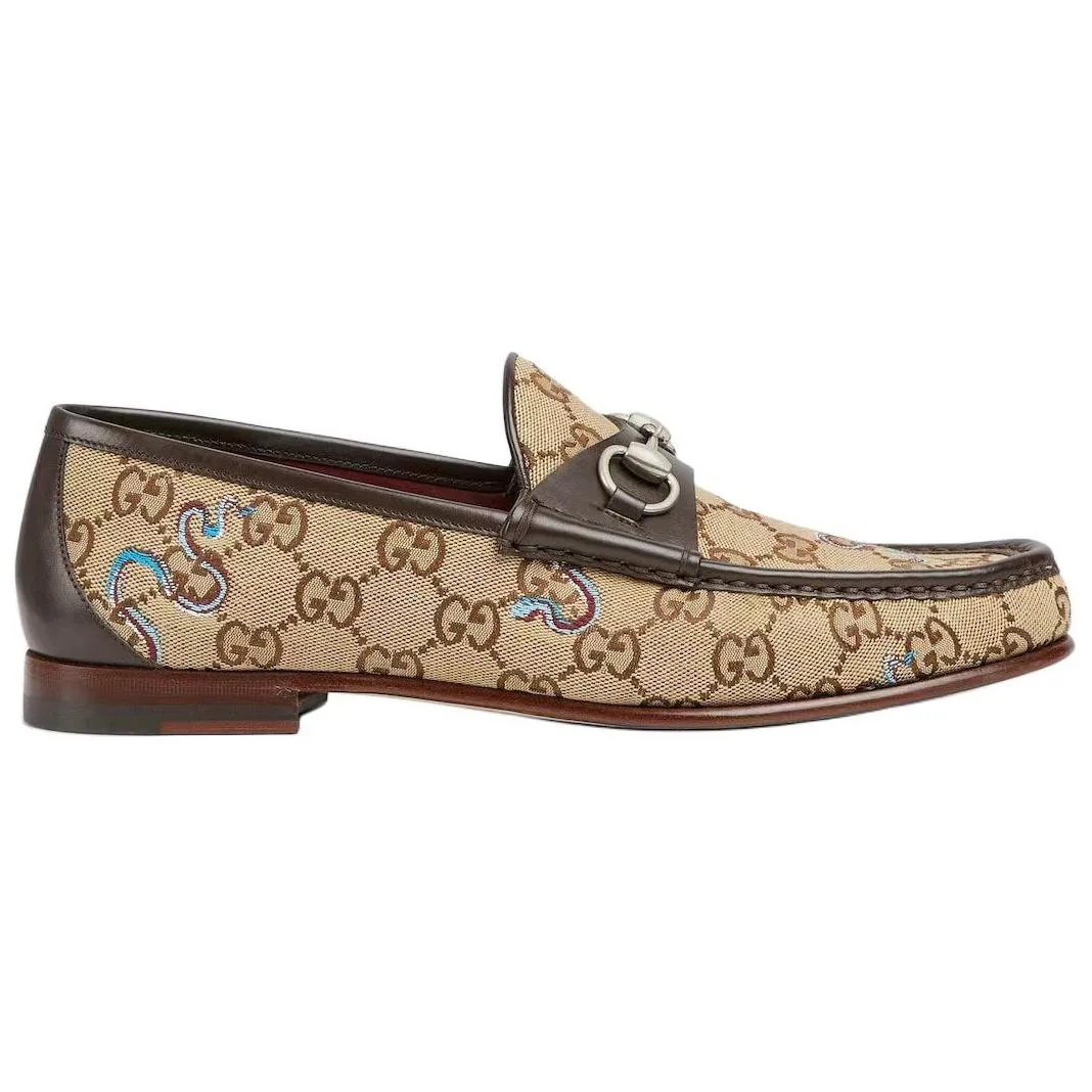 GUCCI Лоферы Horsebit 1953 мужские коричневые — фото 3