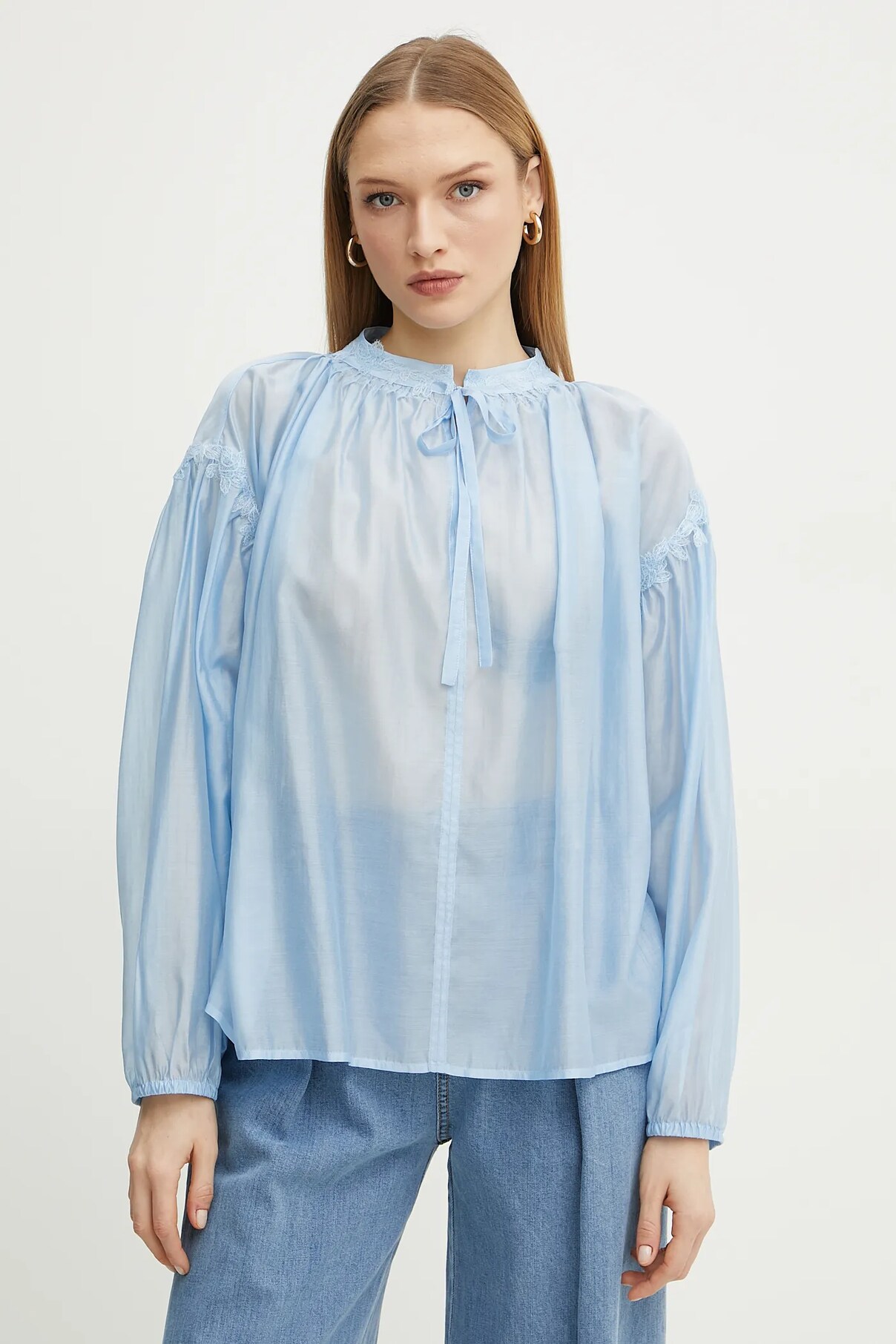 

Блузка Ermanno Scervino, синий