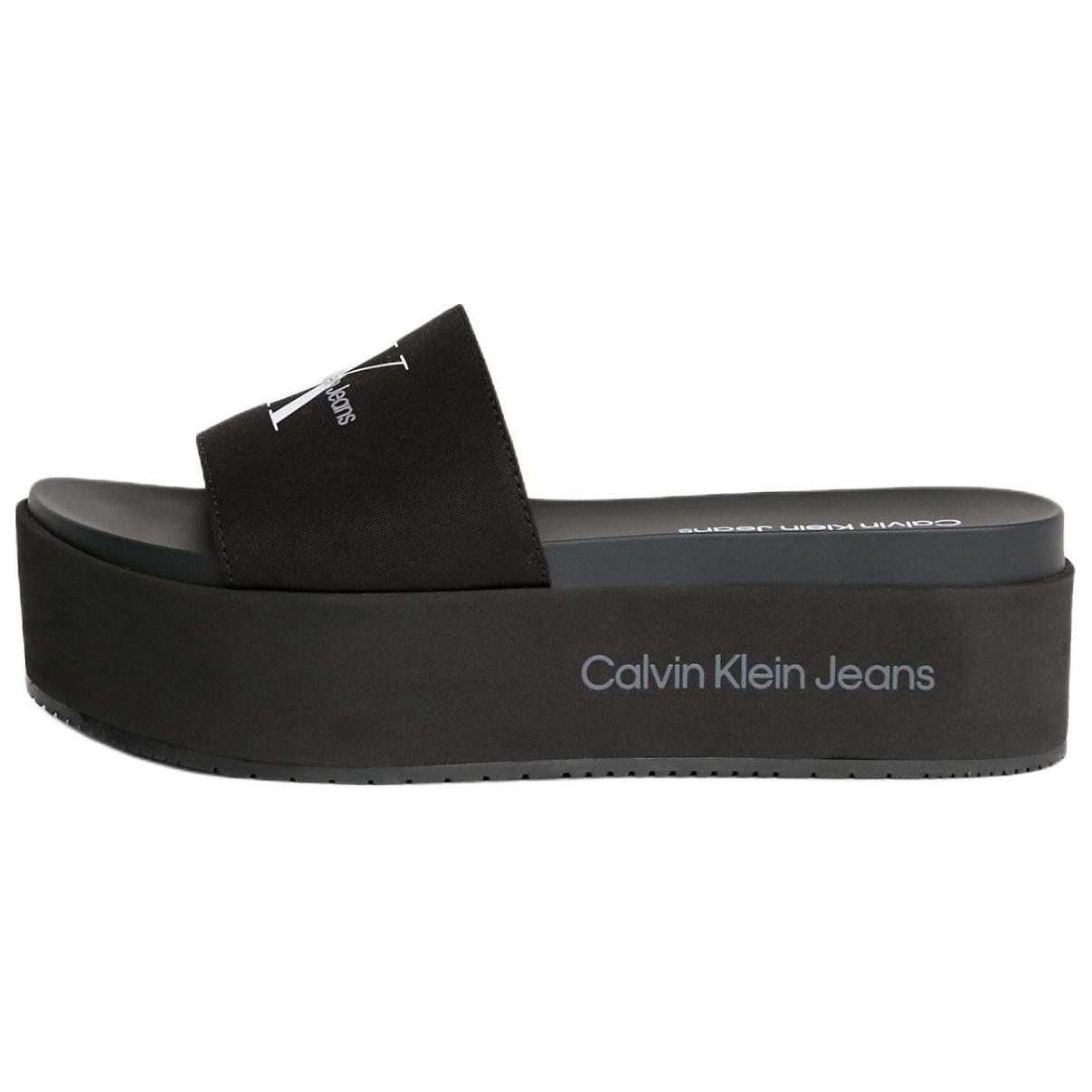 

Шлепанцы женские черный Calvin Klein