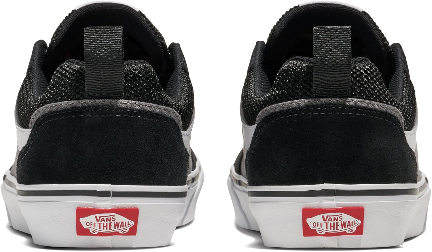 Vans мужские кроссовки Filmore из замши и канваса, Black/Pewter — фото 3