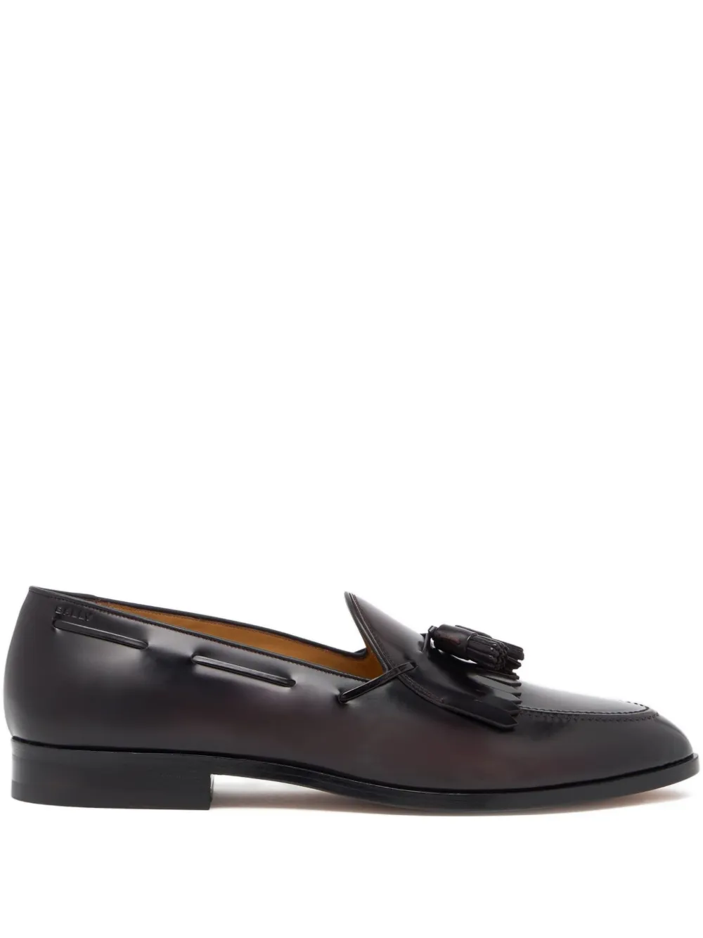 

Кожаные лоферы Elite с кисточками Bally, красный