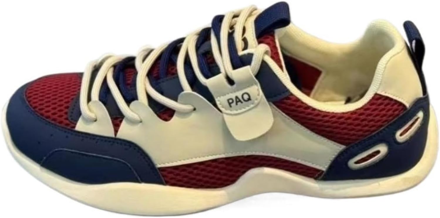 

Мужские дышащие кеды с мягкой подошвой и амортизацией Houdbdol, красный/синий