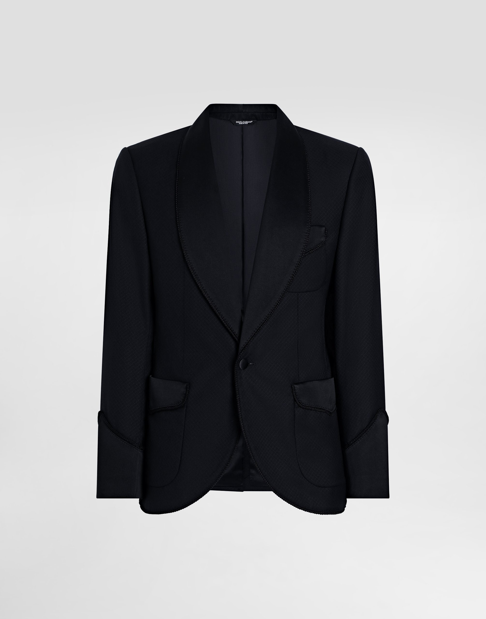 

Однобортный шерстяной пиджак Dolce & Gabbana, мультиколор