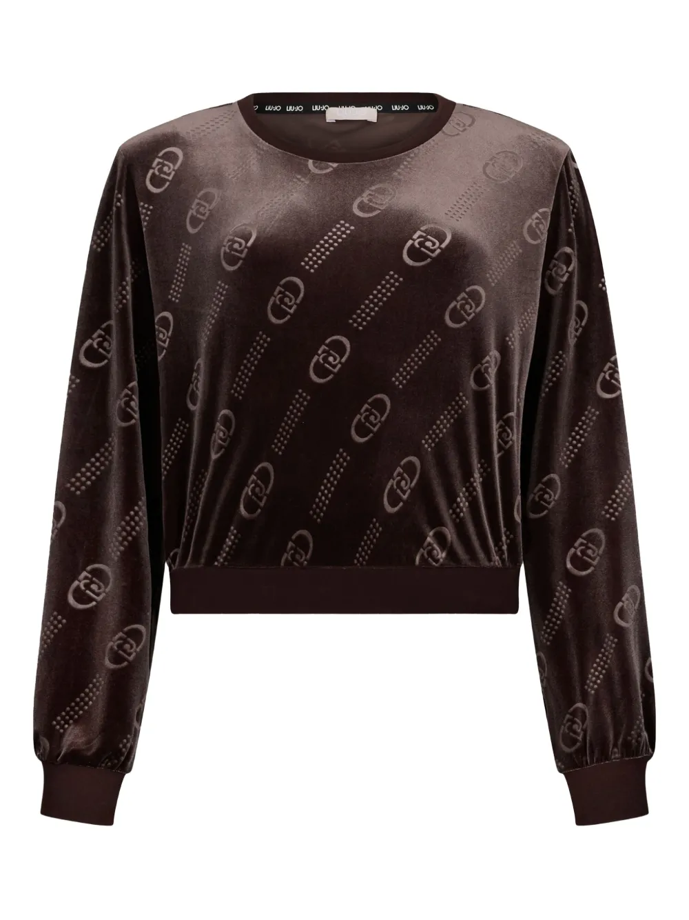 

Толстовка с логотипом LIU JO, коричневый