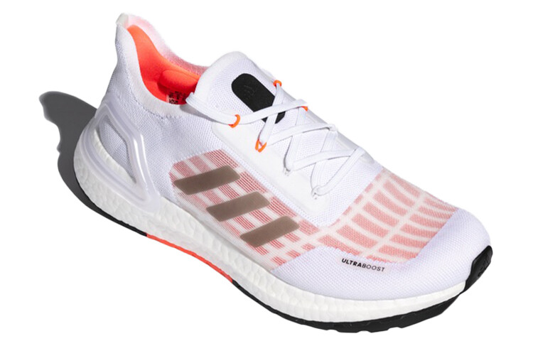 Кроссовки ULT для бега мужские с низким верхом белые/черные/розовые Adidas — фото 3