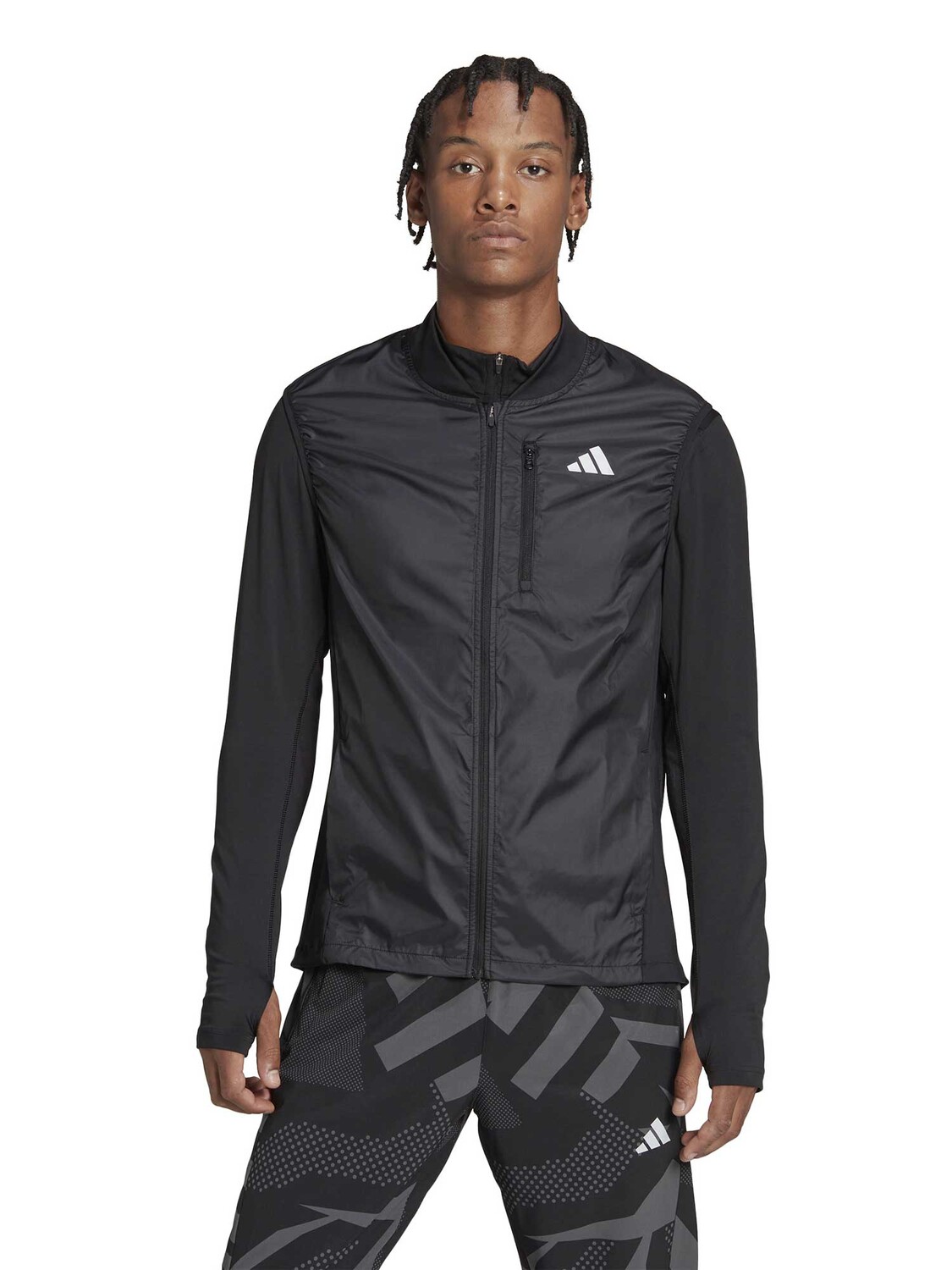

Утепленный жилет Adidas Performance Own the Run, черный