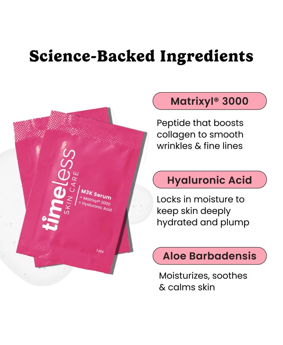 Сыворотка Timeless Skin Care — Matrixyl 3000 Peptide Complex в одноразовых пакетиках — фото 3